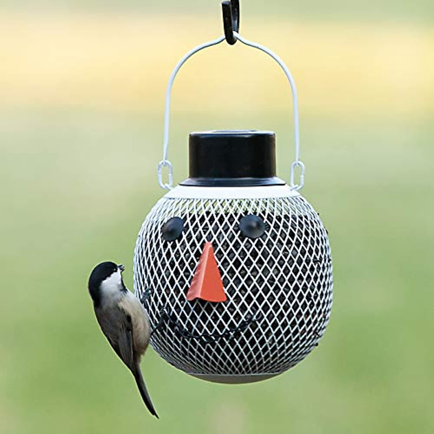 Perky-Pet SMSH00348D Holiday Solar Hat Snowman Head Bird Feeder， 1.25 Lb
