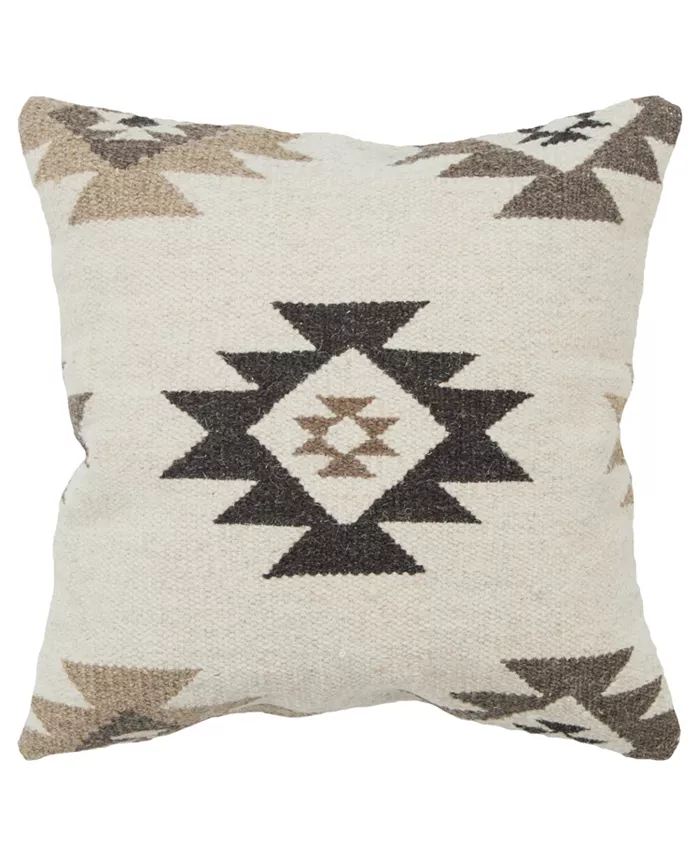 Rizzy Home Southwest Polyester Filled Decorative Pillow， 22