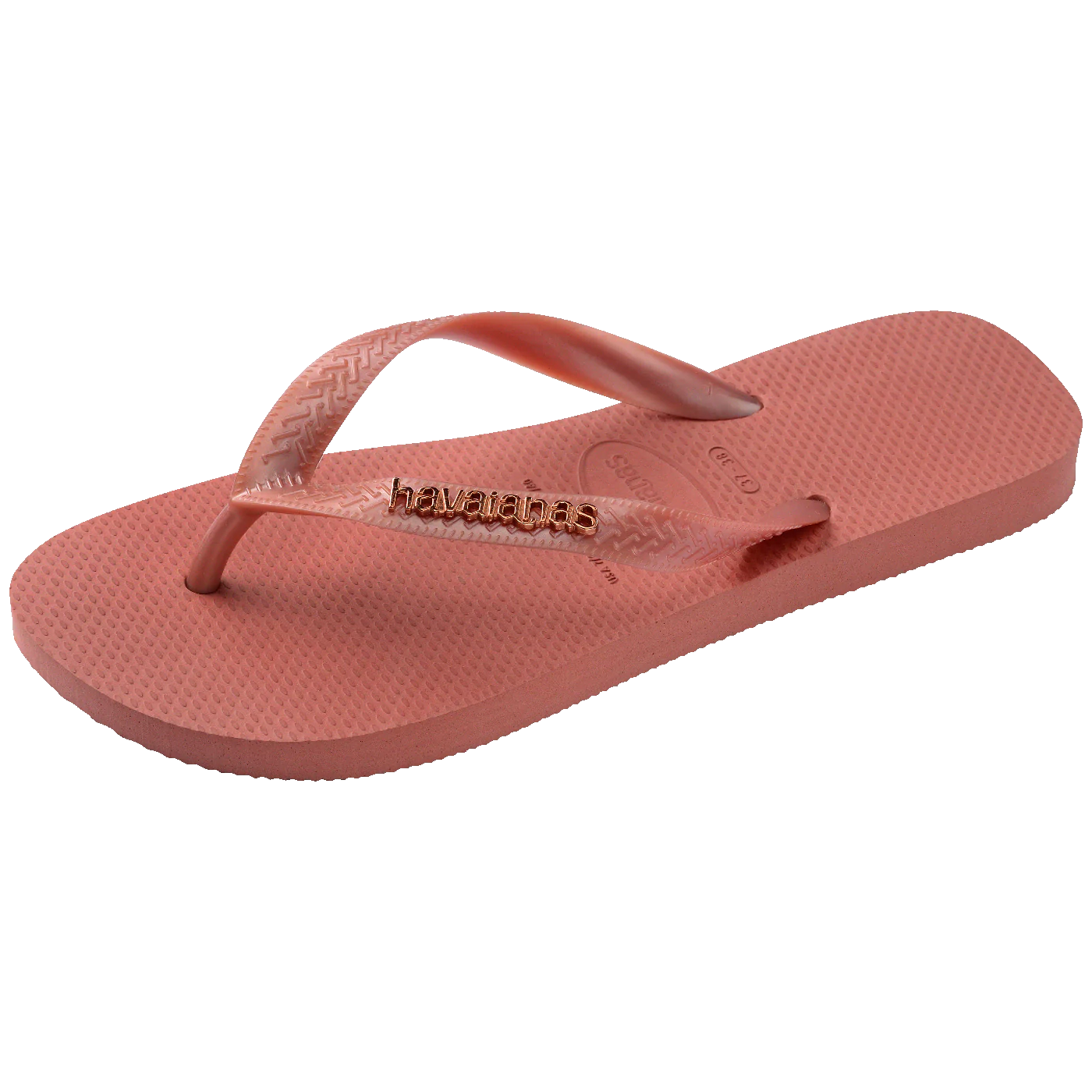 Chinelo Havaianas Top Logo Metálico