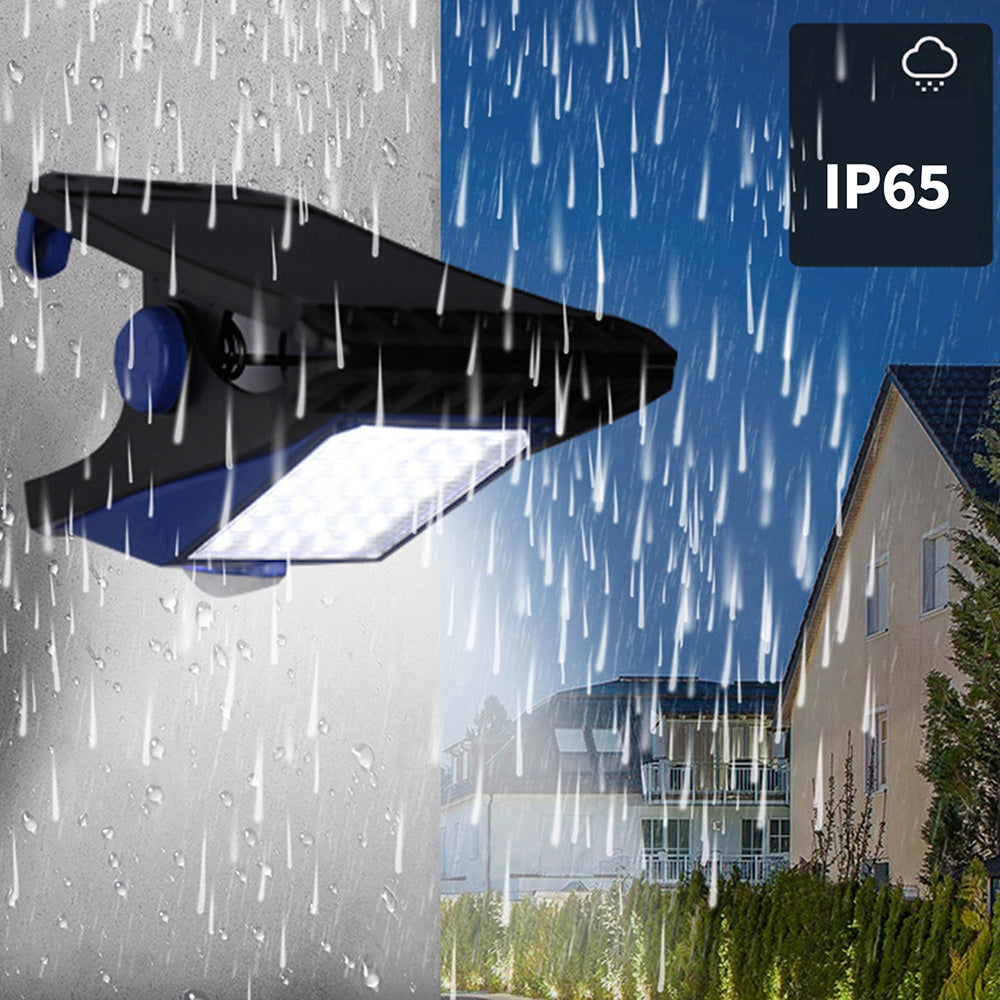 Aibecy Solar Energy Color Frame Wall Lamp Clip Lamp LED Human Body Induction Lamp Outdoor Waterproof Courtyard Lamp Solar Street Lamp Red/Orange/Blue/Balck