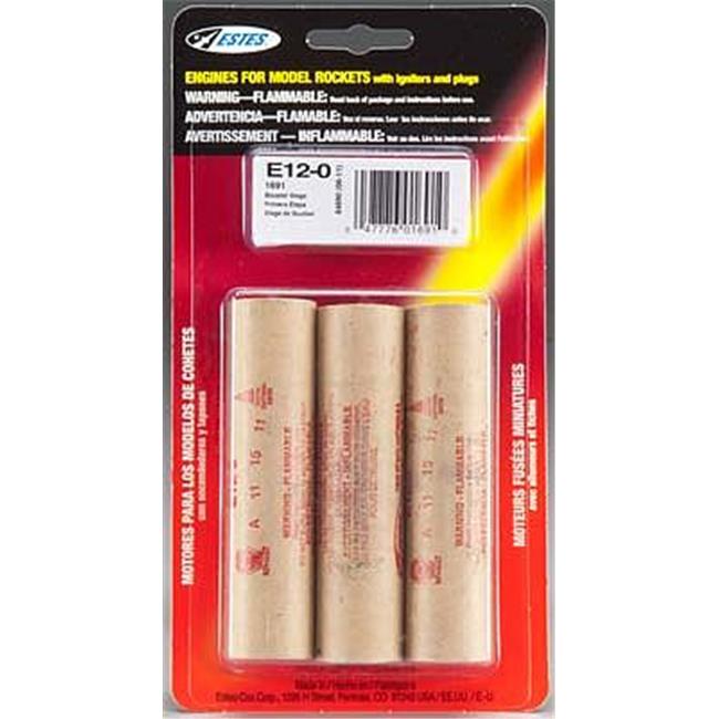 Estes EST1691 24 mm E12-0 Model Rocket Haz
