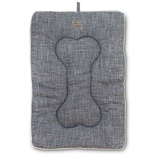 Best Pet Supplies MT865T-L Washable Dog Crate Mat - Gray， Large