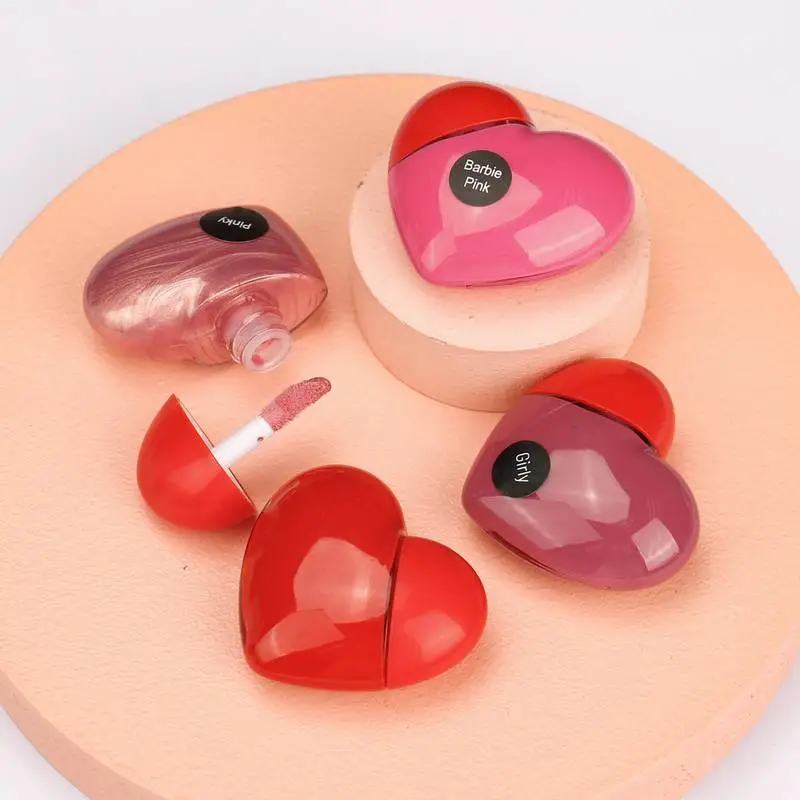 Unique Heart-shaped Lipgloss Matte liquid lipstick