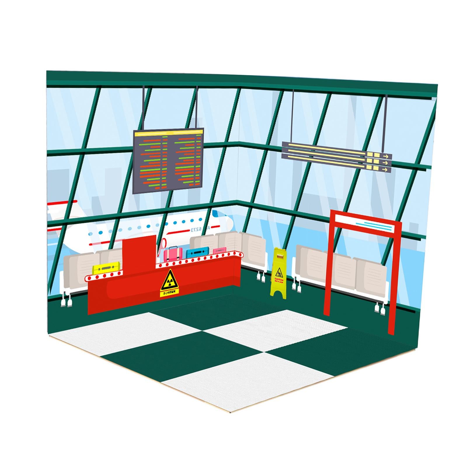 1/12 Scale Scenery Show Collection ama Organizer Scene Layout for Action Figure Doll Vehicle Scene Diecast Toy Car Style B