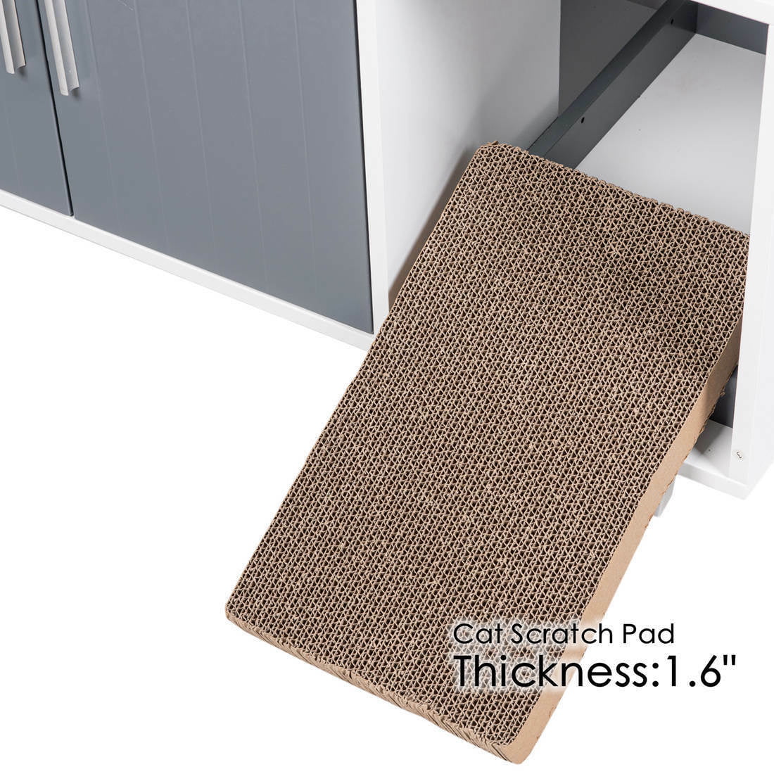 Modern Pet Crate Cat Washroom Hidden Litter Box Enclosure House Table