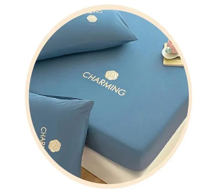 Jogo de Cama CharmeSoberano™ 600 Fios - Algodão Egípcio e Elegância Noturna!