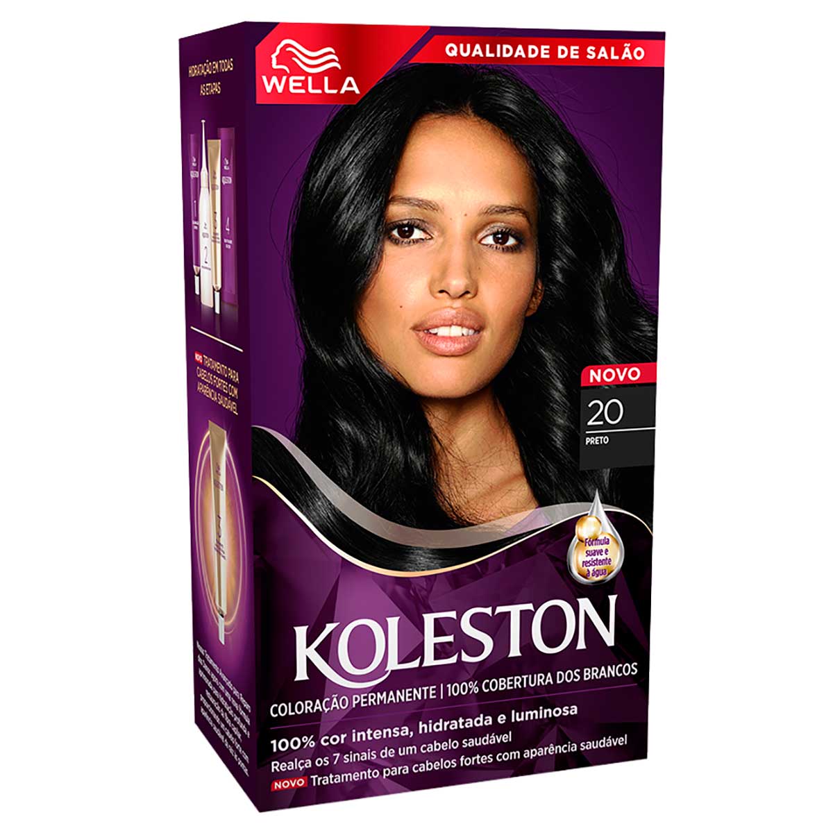 Tintura para Cabelo Preto 20 Koleston 242g