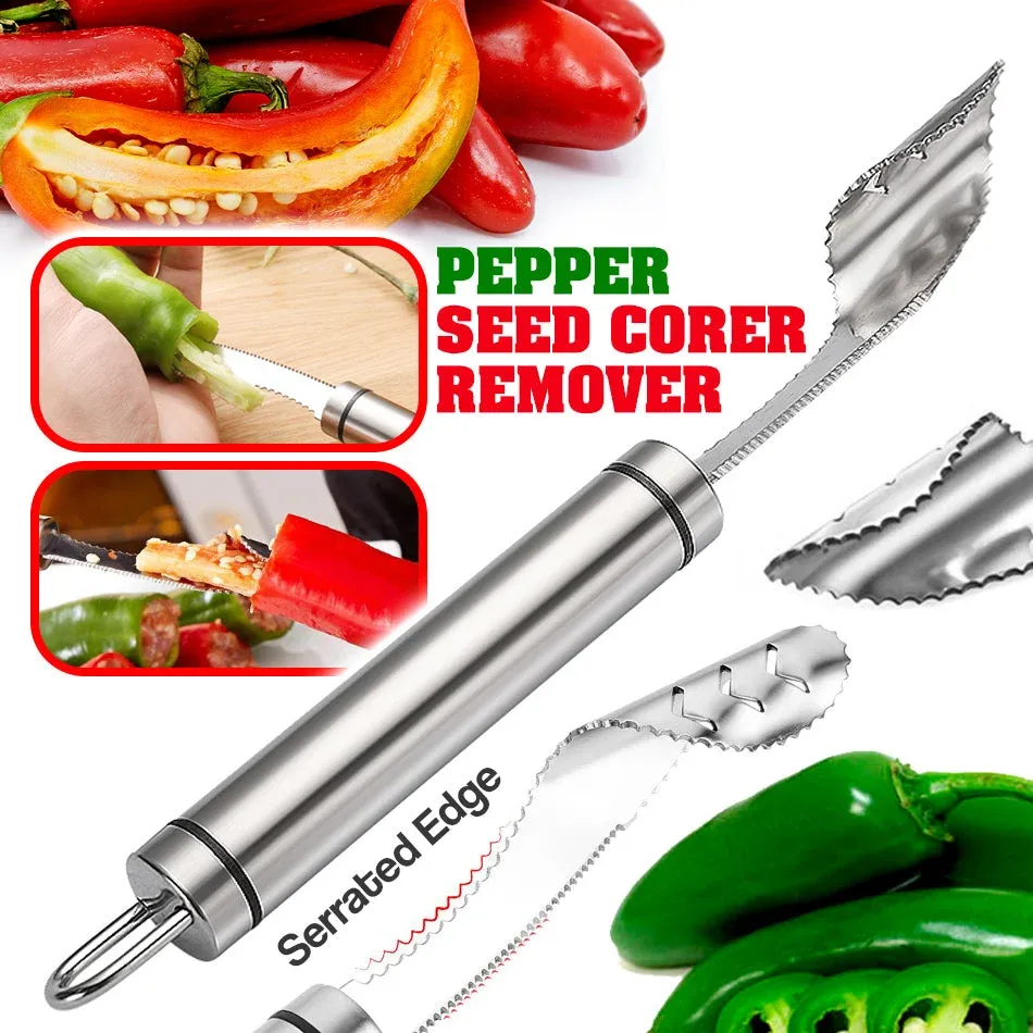 🔥BIG SALE - 48% OFF🔥)Pepper Seed Corer Remover(buy 3 get 2 free