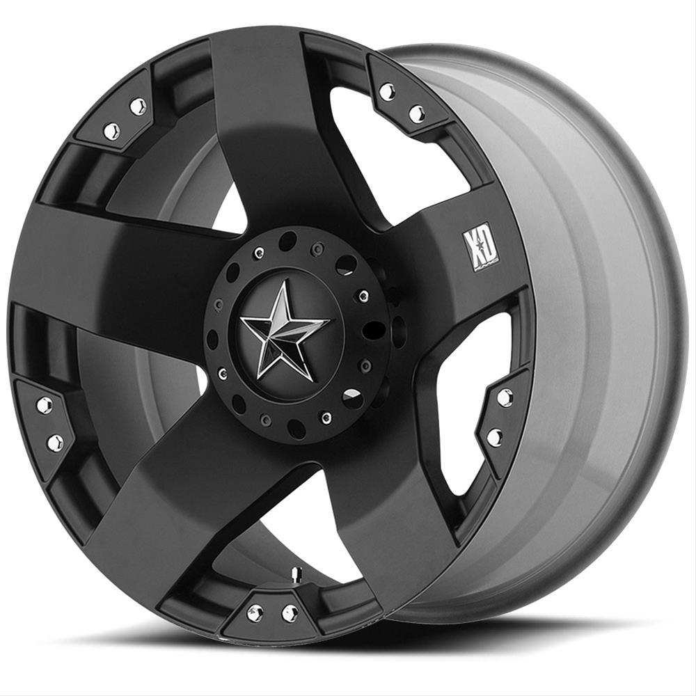 KMC XD77578004310 KMC XD775 Rockstar Matte Black Wheels