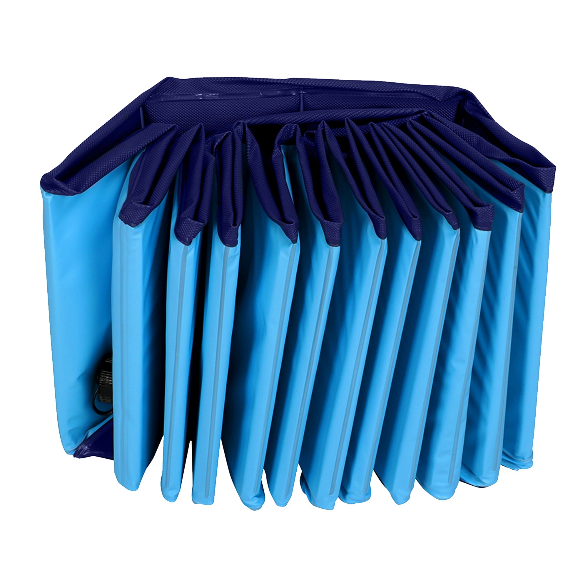 Easyfashion Foldable Pet Swimming Pool Wash Tub for Cats and Dogs， Blue， XX-Large， 63