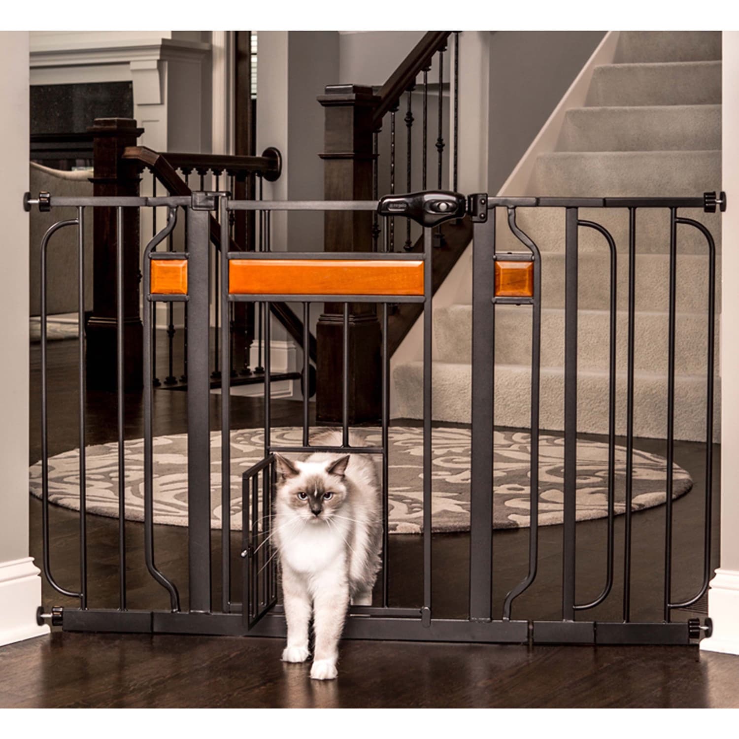 Carlson Design Studio Extra Wide Walk Thru Pet Gate With Door - 29
