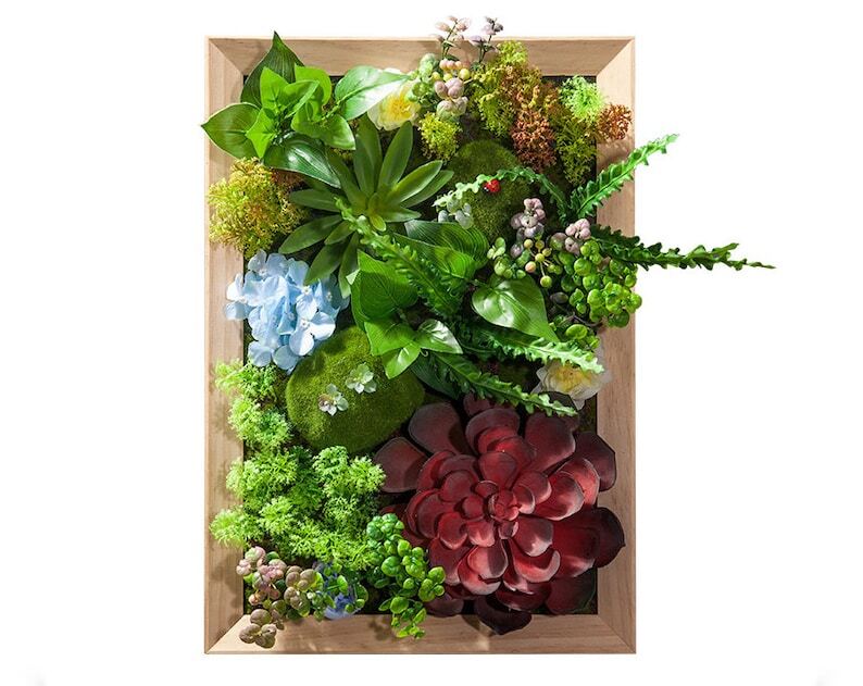 Artificial Plant Succulent Wall Art | Plant Wall | Wall Decoration | H