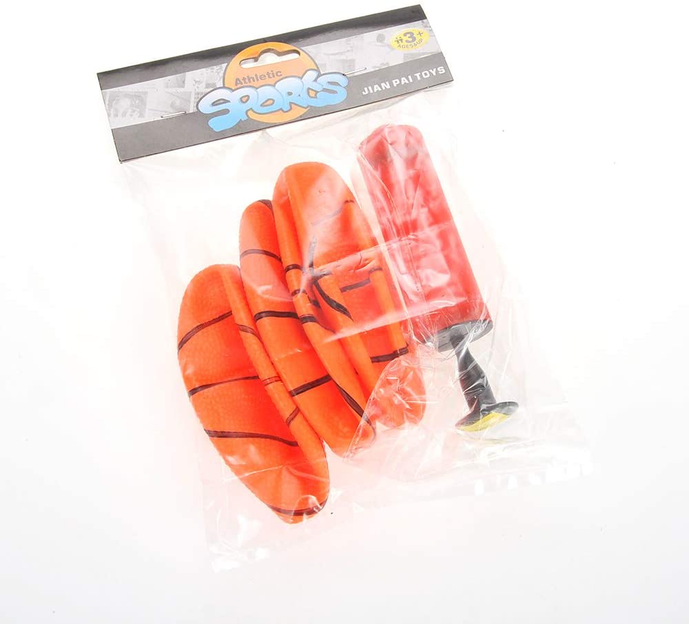 Pack Of 3 Inflatable Magic Shot Mini Hoop Basketballs With Pump Great Gift for Boys and Girls