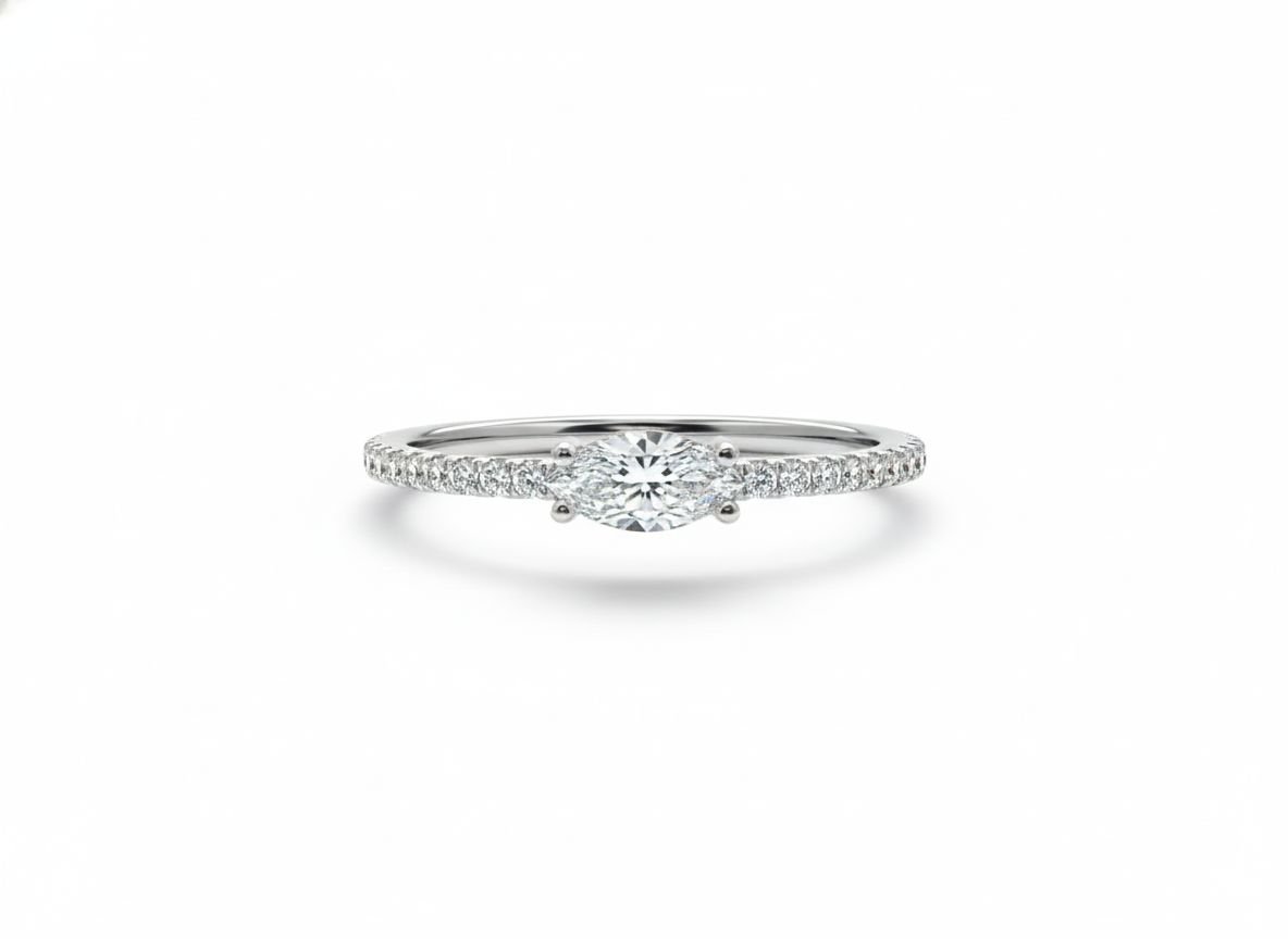 Solitário Pedra Oval Cravej.