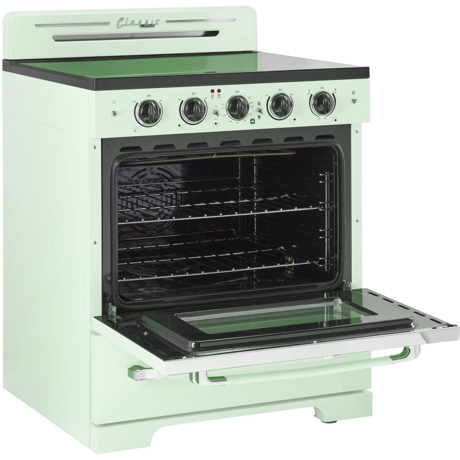 Unique Appliances 30-inch Freestanding Electric Range with Convection Technology UGP-30CR EC LG
