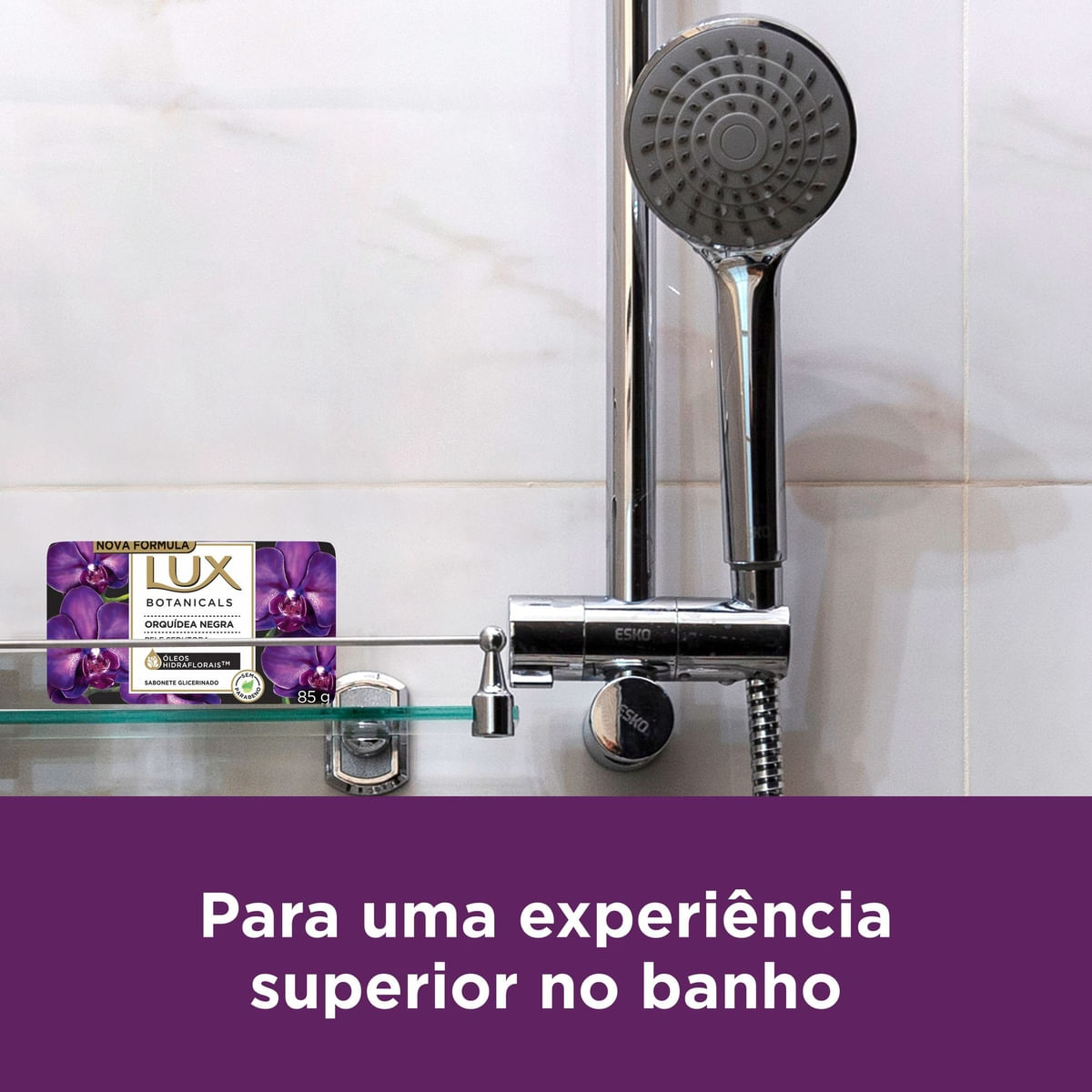 Sabonete em Barra Lux Botanicals Orquidea Negra 85g