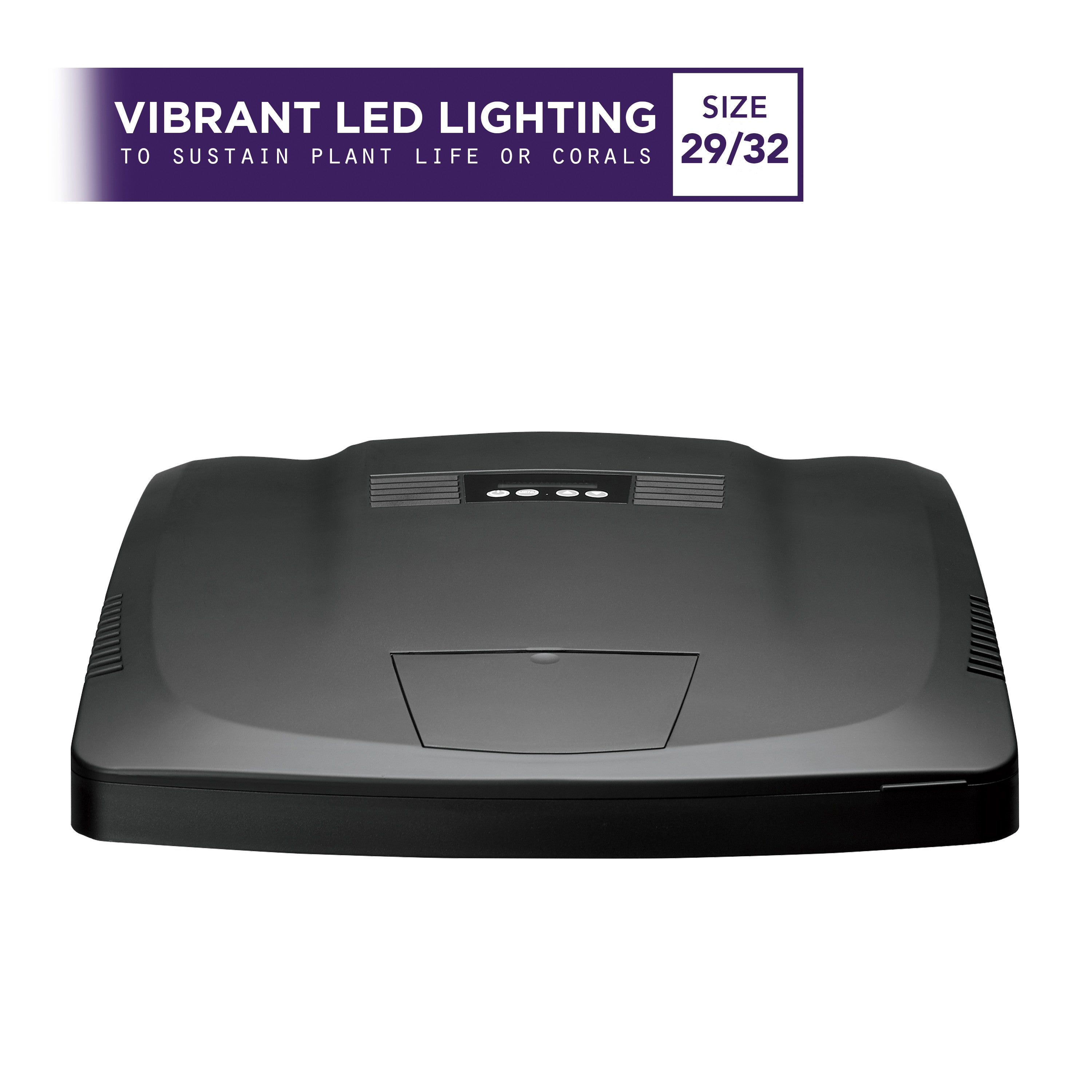 Coralife LED Biocube Hinge-Top Canopy，  Replacement Canopy， Upgrade Fluorescent Aquariums into LED