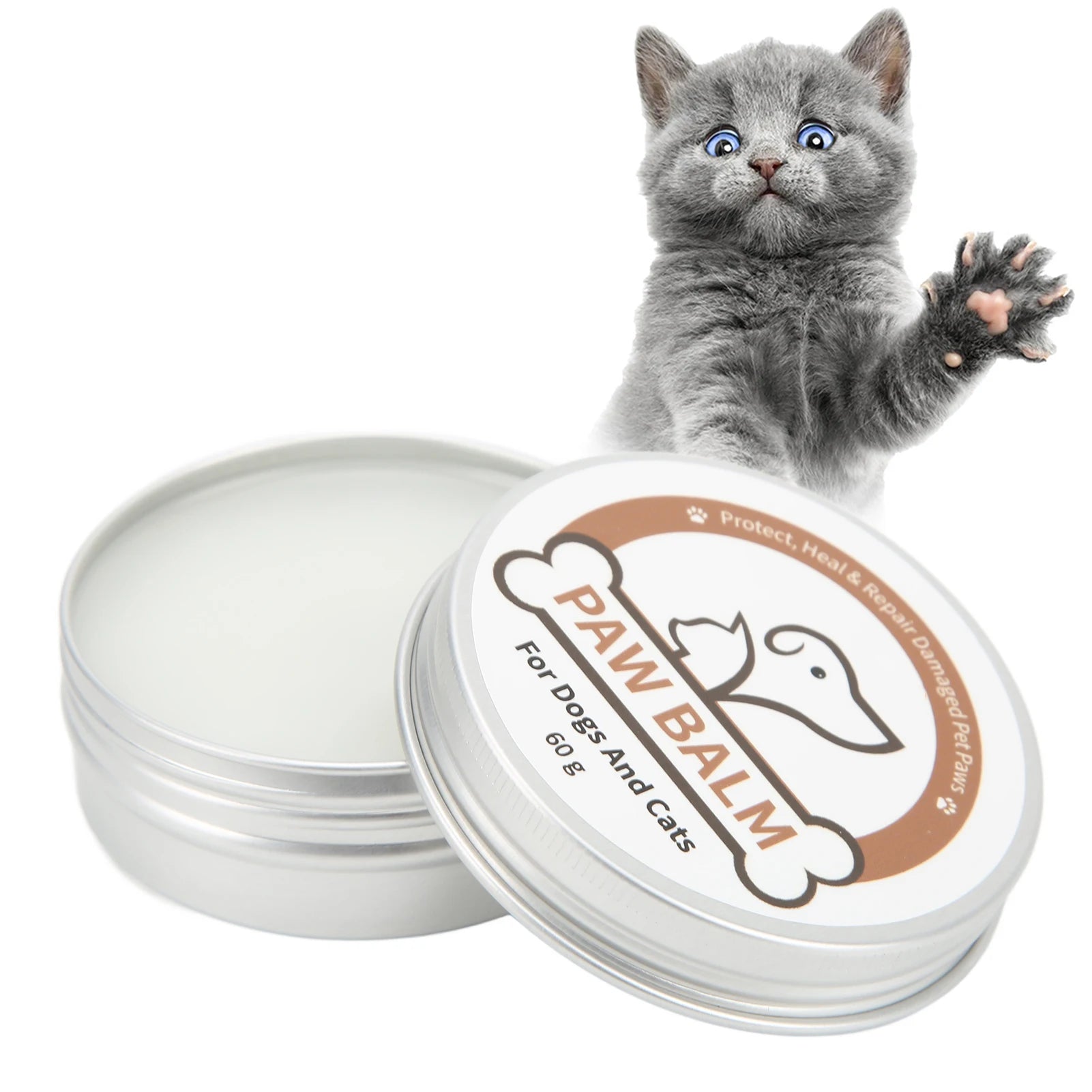 Natural Coconut Oil Paw Balm – All-Weather Protection for Dogs | Organic Paw Pad Treatment