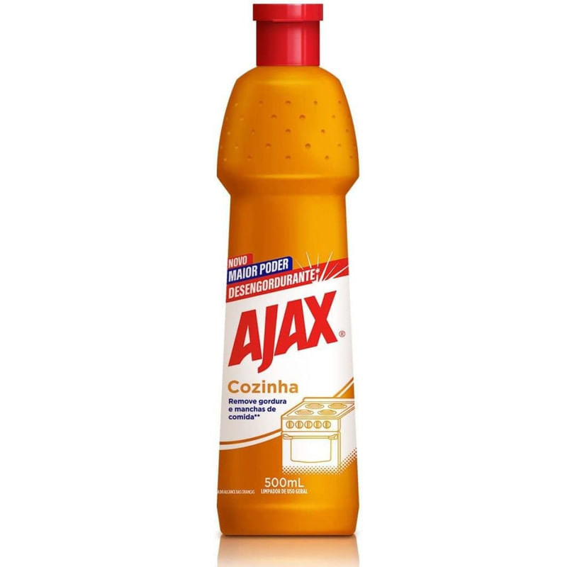 Limpador Desengordurante para Cozinha Ajax Squeeze 500ml
