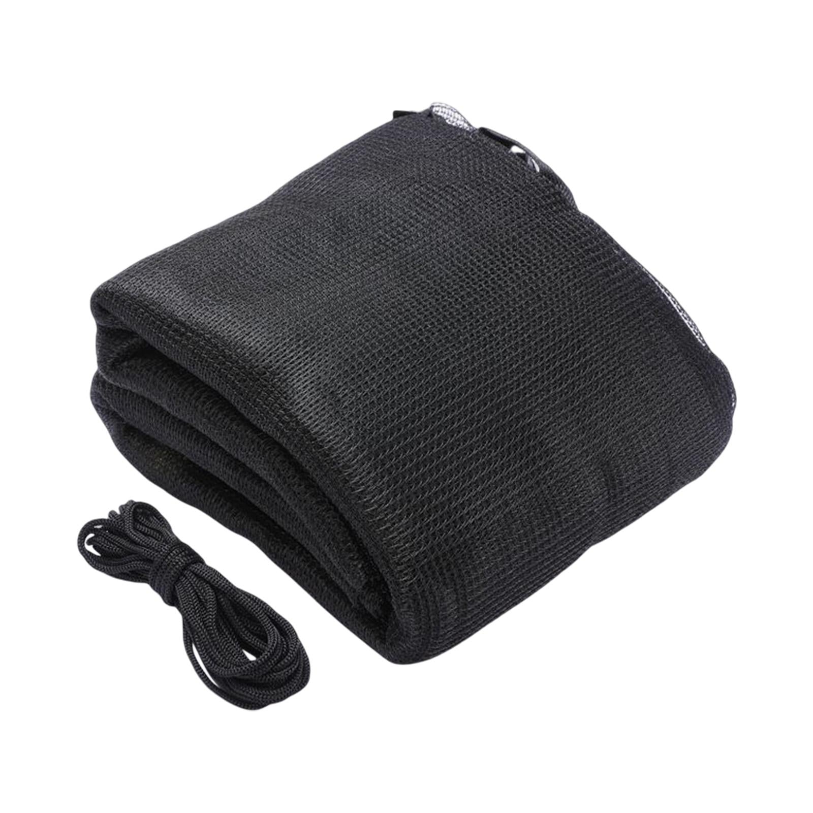 Trampoline Replacement Net Safety Enclosure Net Protection Weather Resistant 12ft 6 poles
