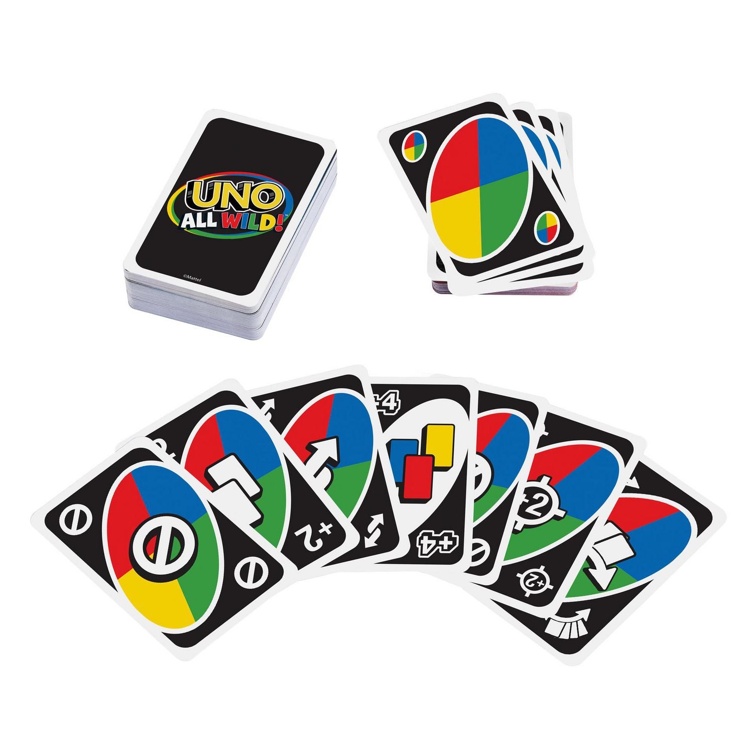 UNO All Wild Card Game - Open Box