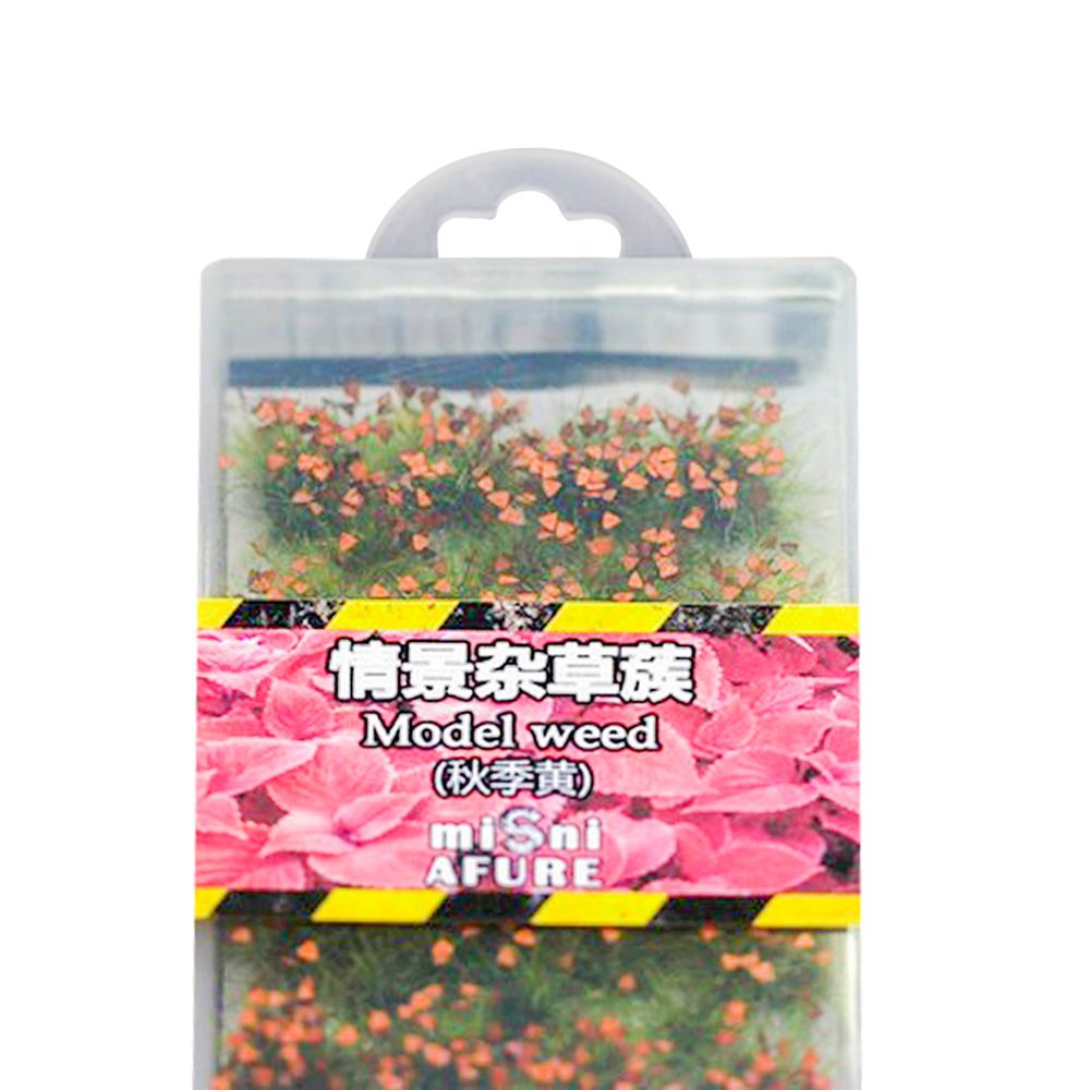 Miniatures Handmade Bush Scale Train Landscape Scene Simulated Building Grass Mate Doll Grass Model Simulation Model Grass Tuft TYPE D