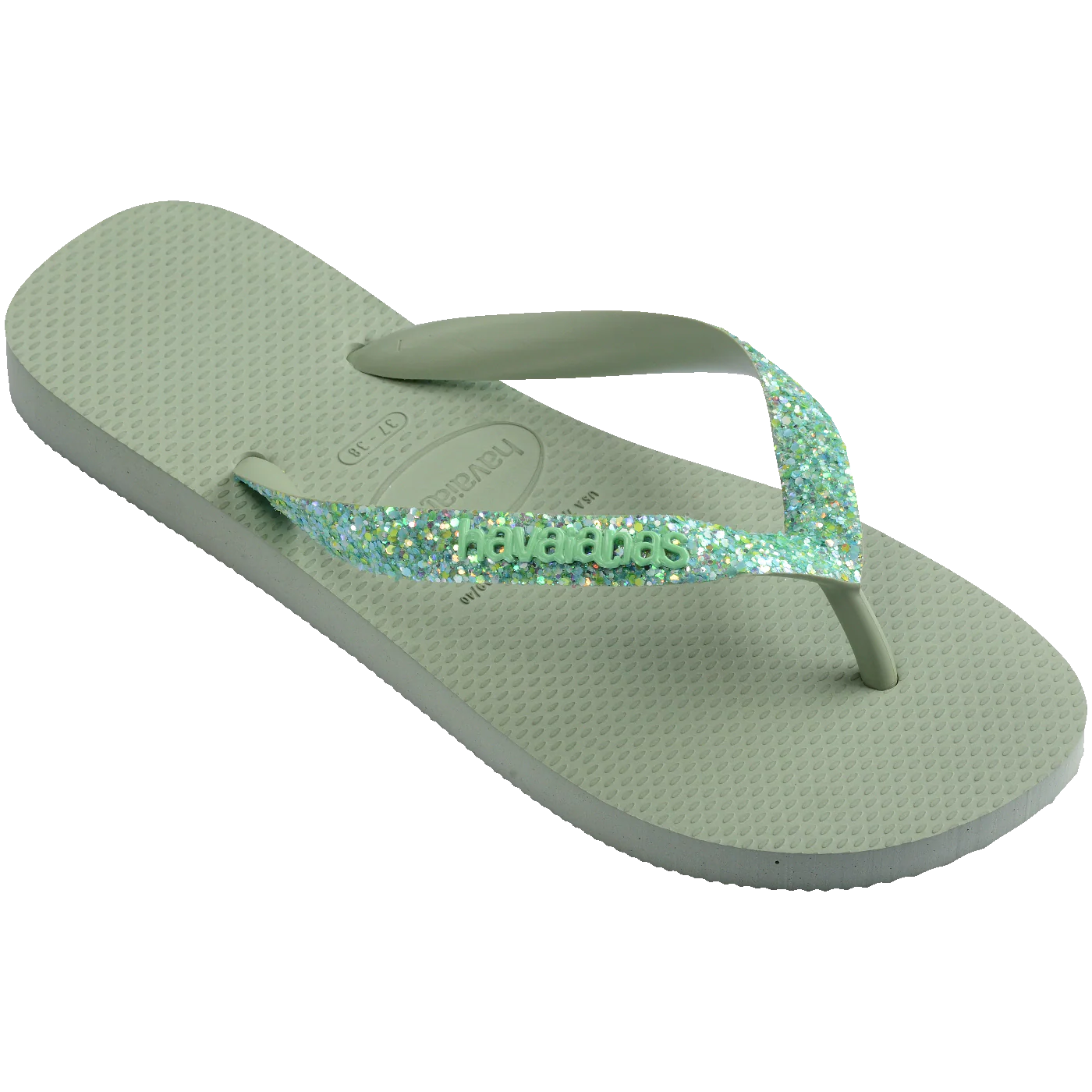 Chinelo Havaianas Top Glitter Neon