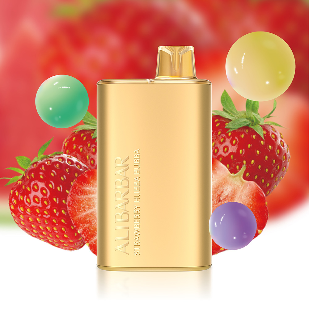 Alibarbar Rich 8000 Puffs - Strawberry Hubba Bubba
