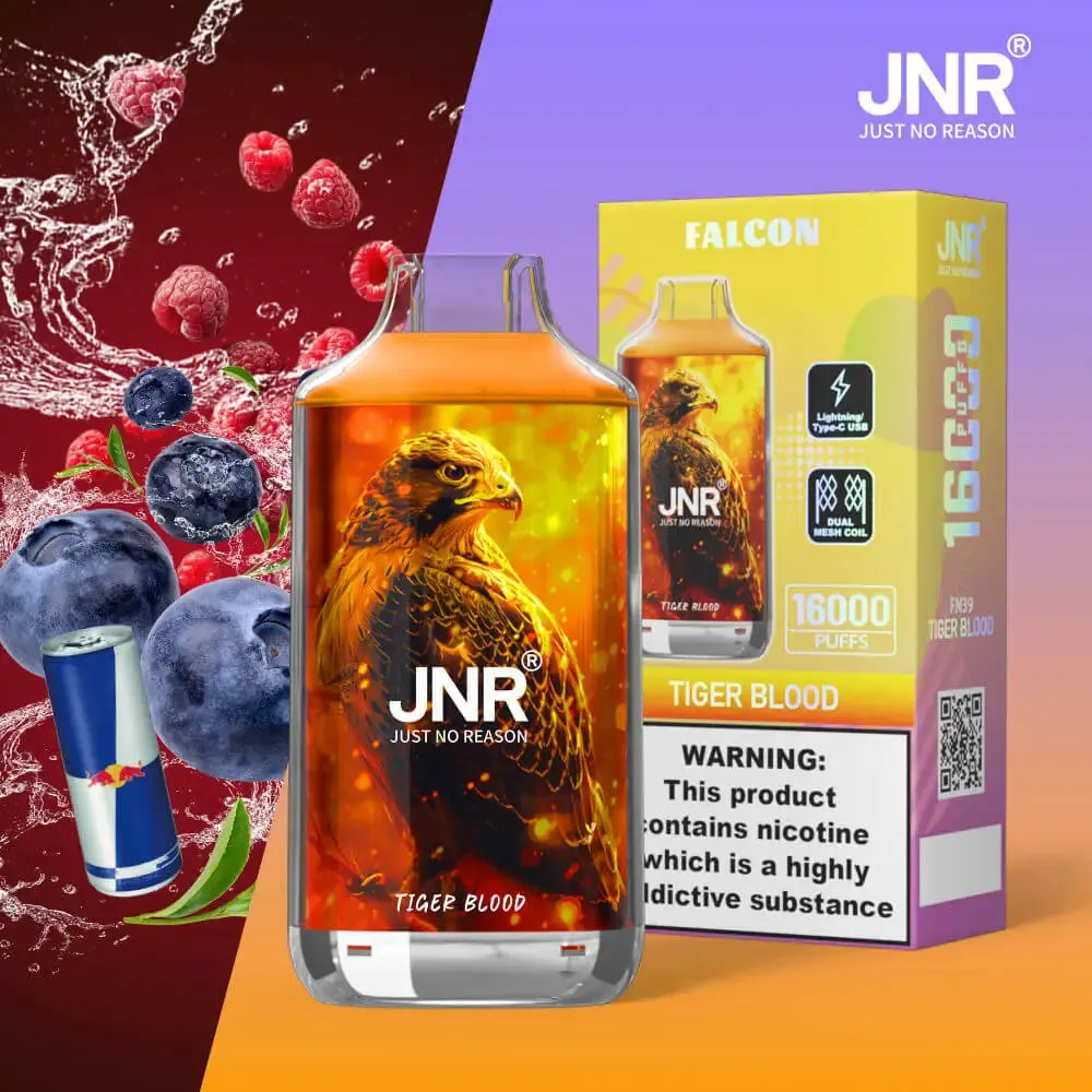 🔥JNR Falcon-X 18K 💨 Einweg-Vape mit Smart-Display