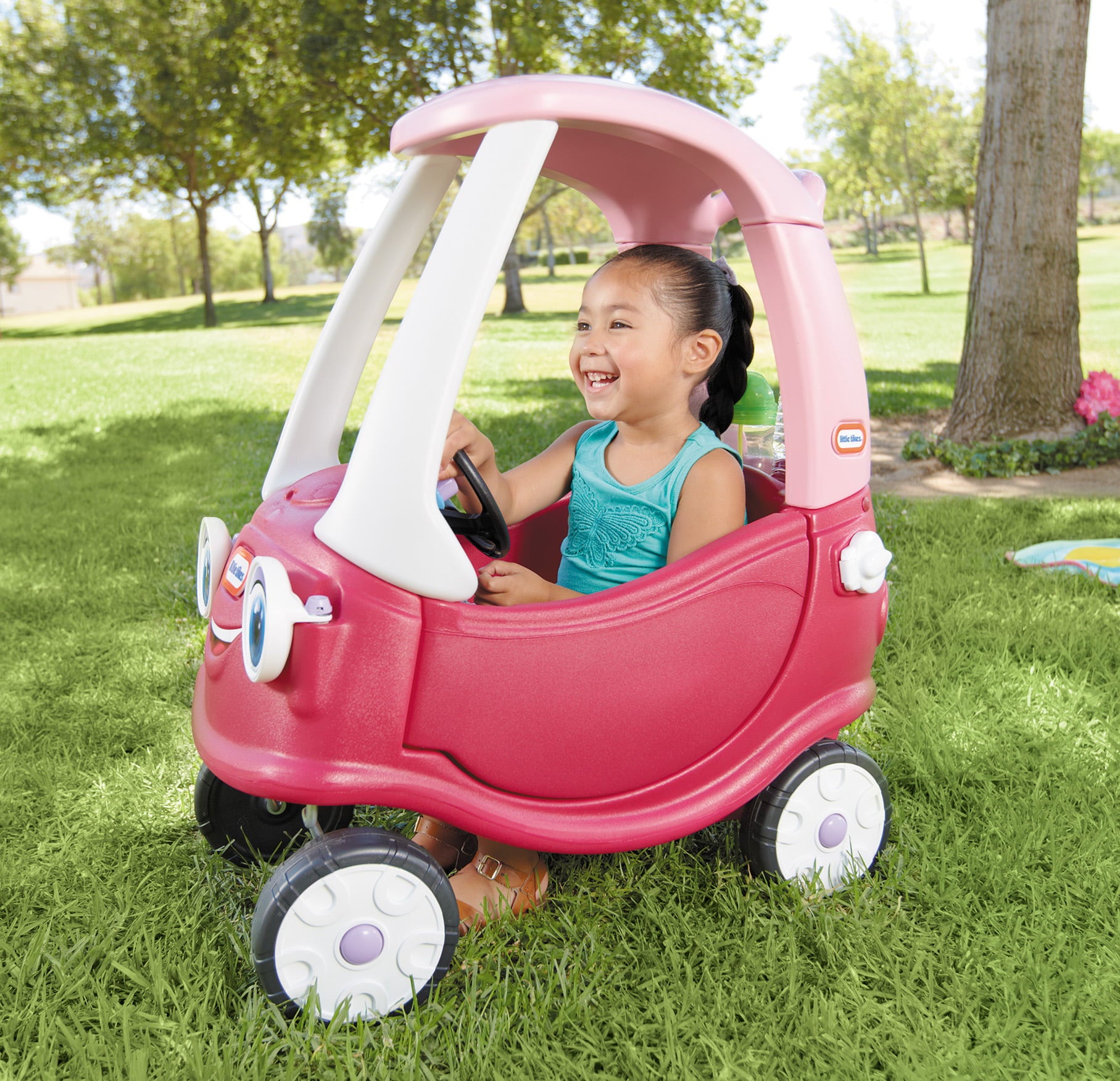 Little Tikes Princess Cozy Coupe， Princess Coupe Colorful， 33.5 Inch
