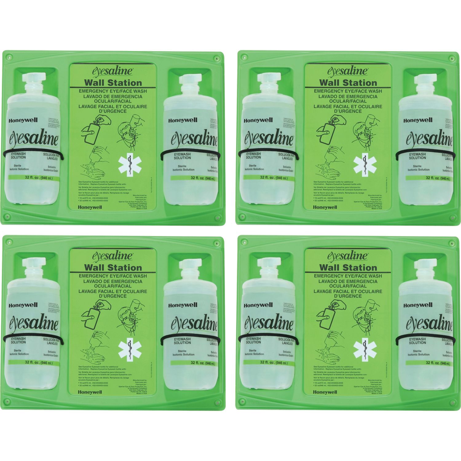 Fendall 32 oz. Double Eyewash Wall Station by Honeywell International， Inc FND3200046200HS