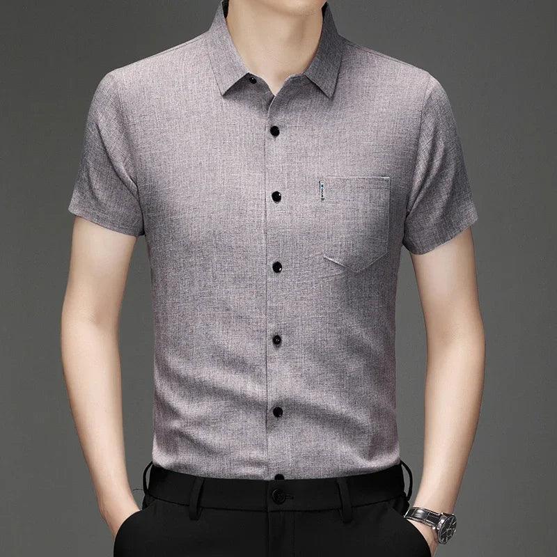 Camisa Social Belmond™ em Algodão de Alta Qualidade / Elegância e Conforto para o Homem Sofisticado