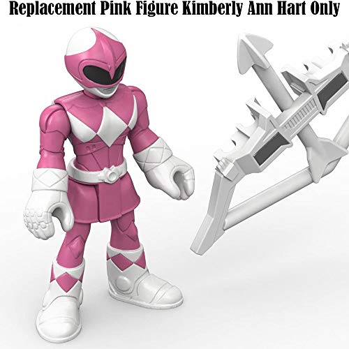 Replacement Figure for Imaginext Power Rangers Playset DFX60 - Pink Ranger and Pterodactyl Zord ~ Replacement Pink Figure Kimberly Ann Hart