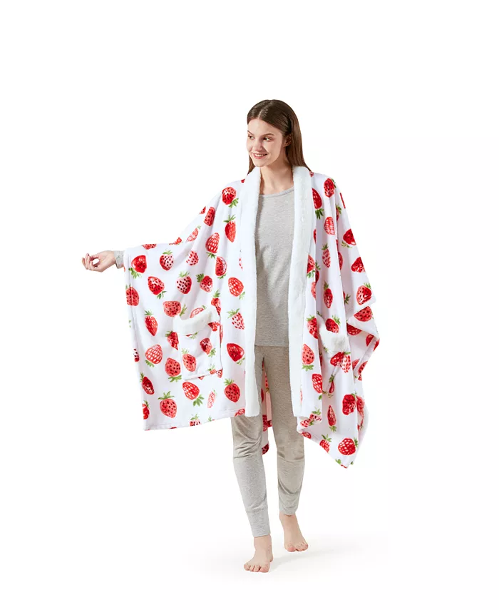 Charter Club Cozy Plush Wrap Robe Throw， 50