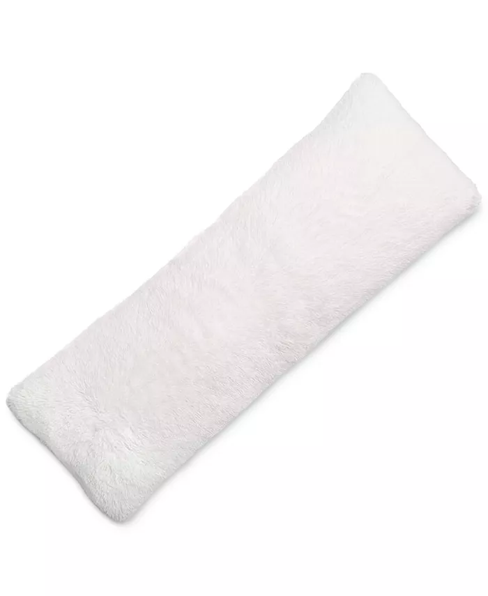 Home Design Shaggy Faux-Fur Body Pillow， 16