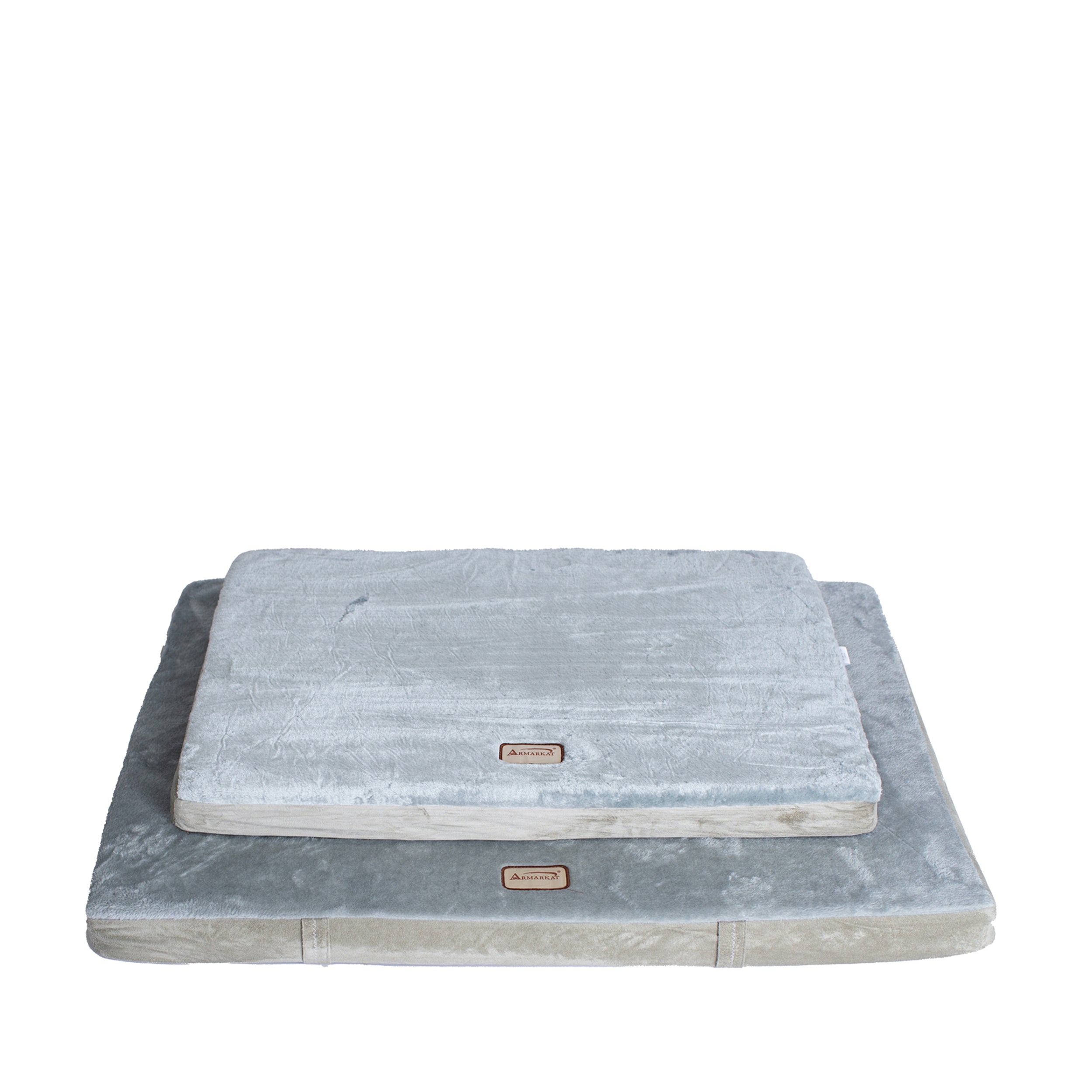 Armarkat Memory Foam Orthopedic Pet Bed Pad in Sage Green and Gray 24
