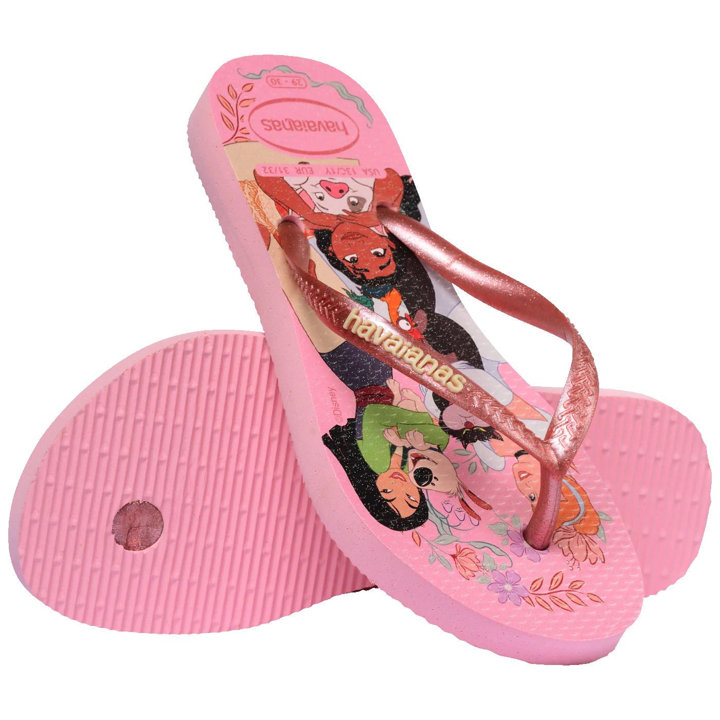 Chinelo Havaianas Infantil Slim Princesas