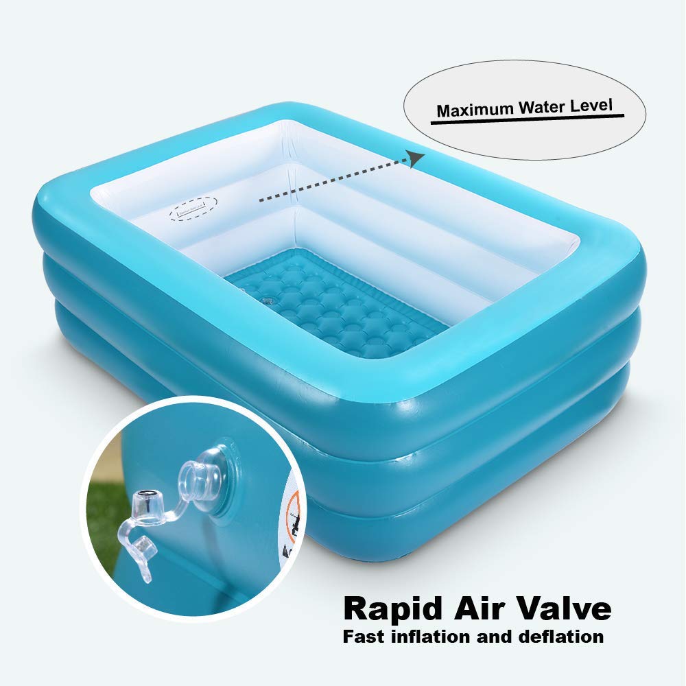 XFlated Inflatable Pools for Kids and Adults， 82