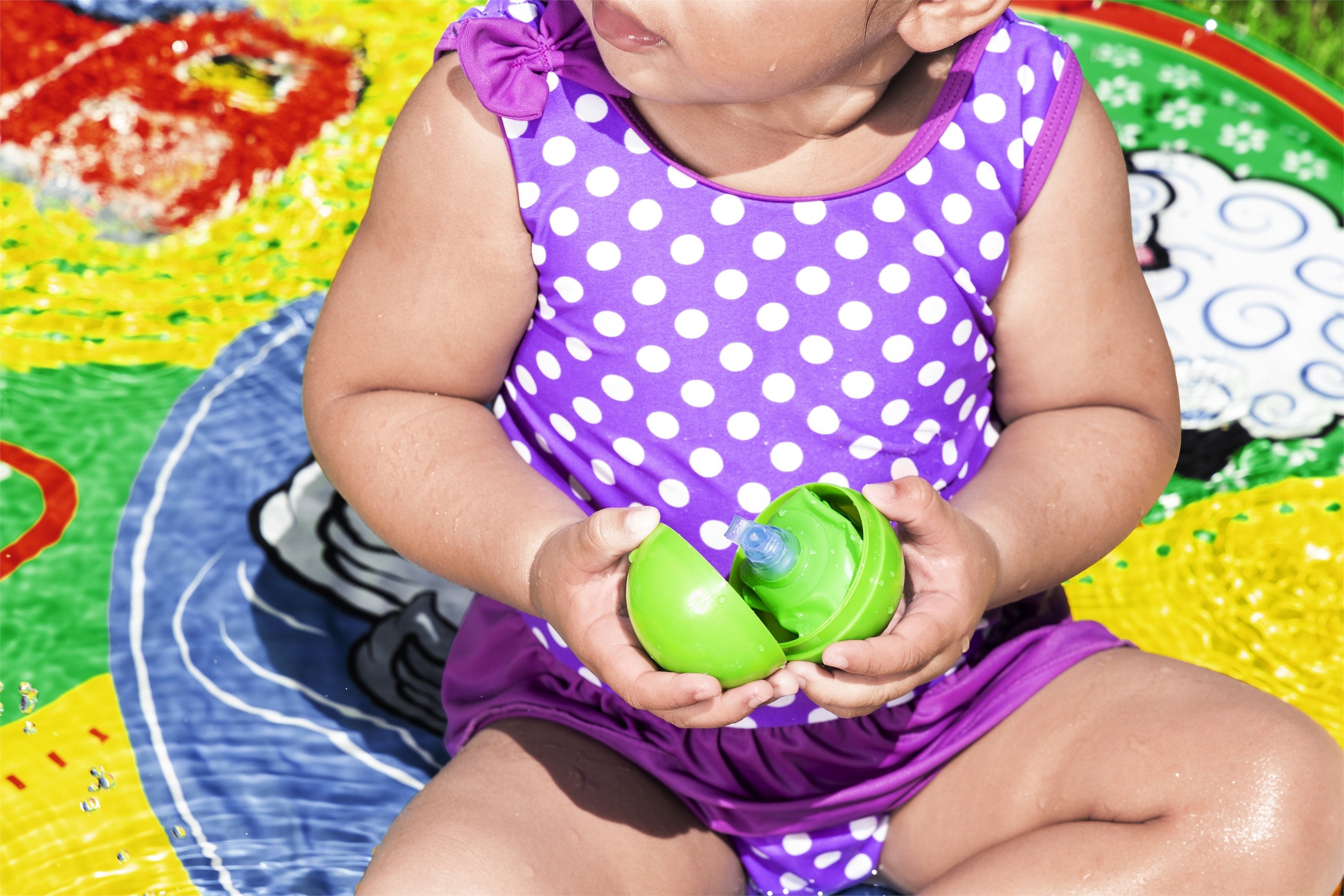 H2OGO! Lil' Barnyard Babies Toddler Multicolor Sprinkler Splash Pad 65 in. x 44 in.