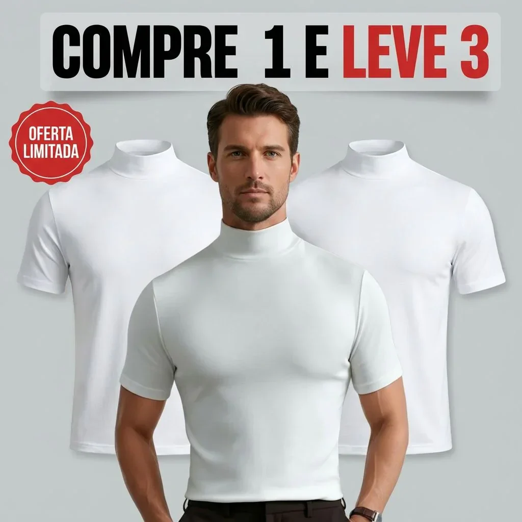 [COMPRE 1 E LEVE 3] Camiseta Minimalist™ com Modelagem Premium / Estilo Impecável, Caimento Perfeito e Versatilidade Absoluta!