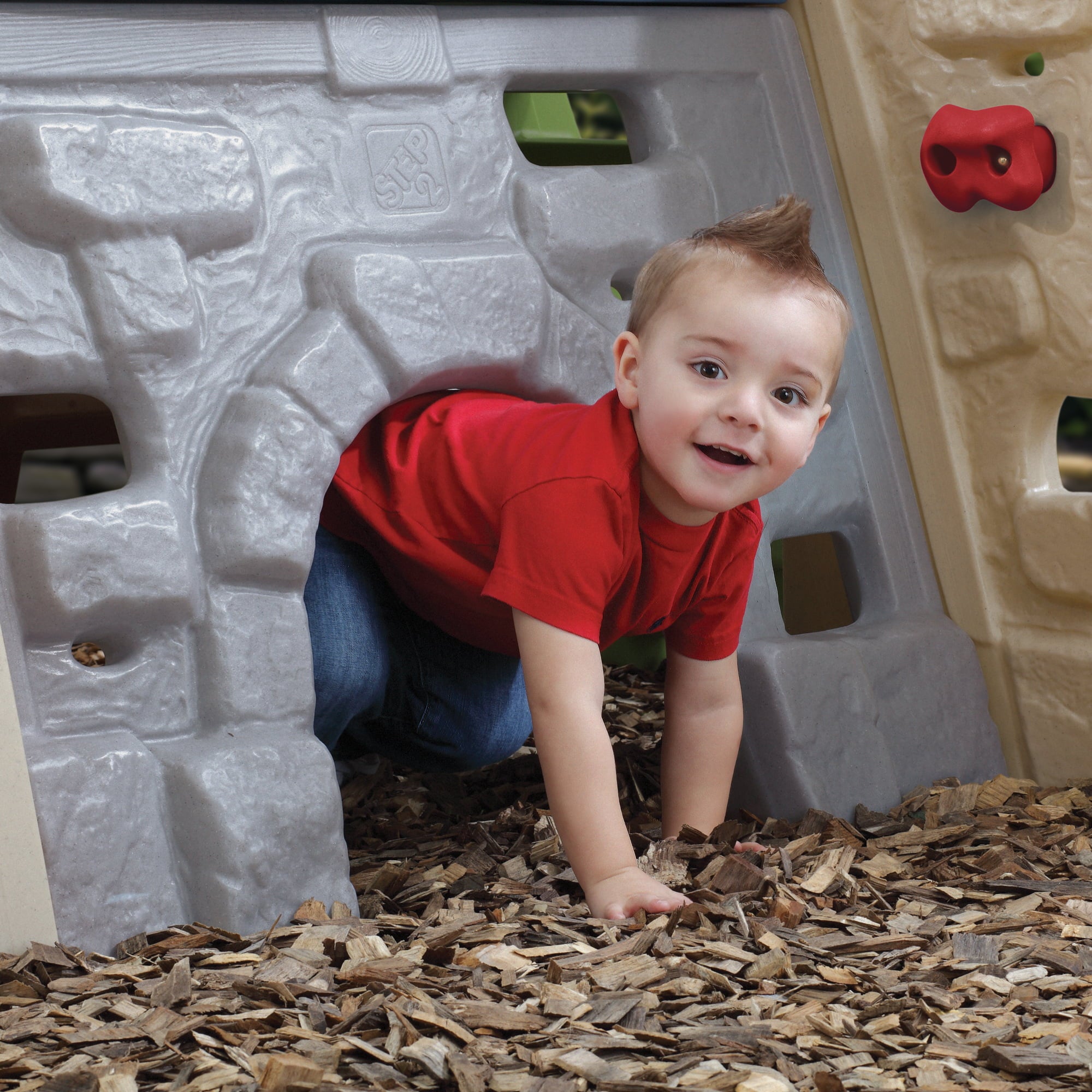 Step2 Alpine Ridge Kid Climber and Slide Outdoor Toddler Playground