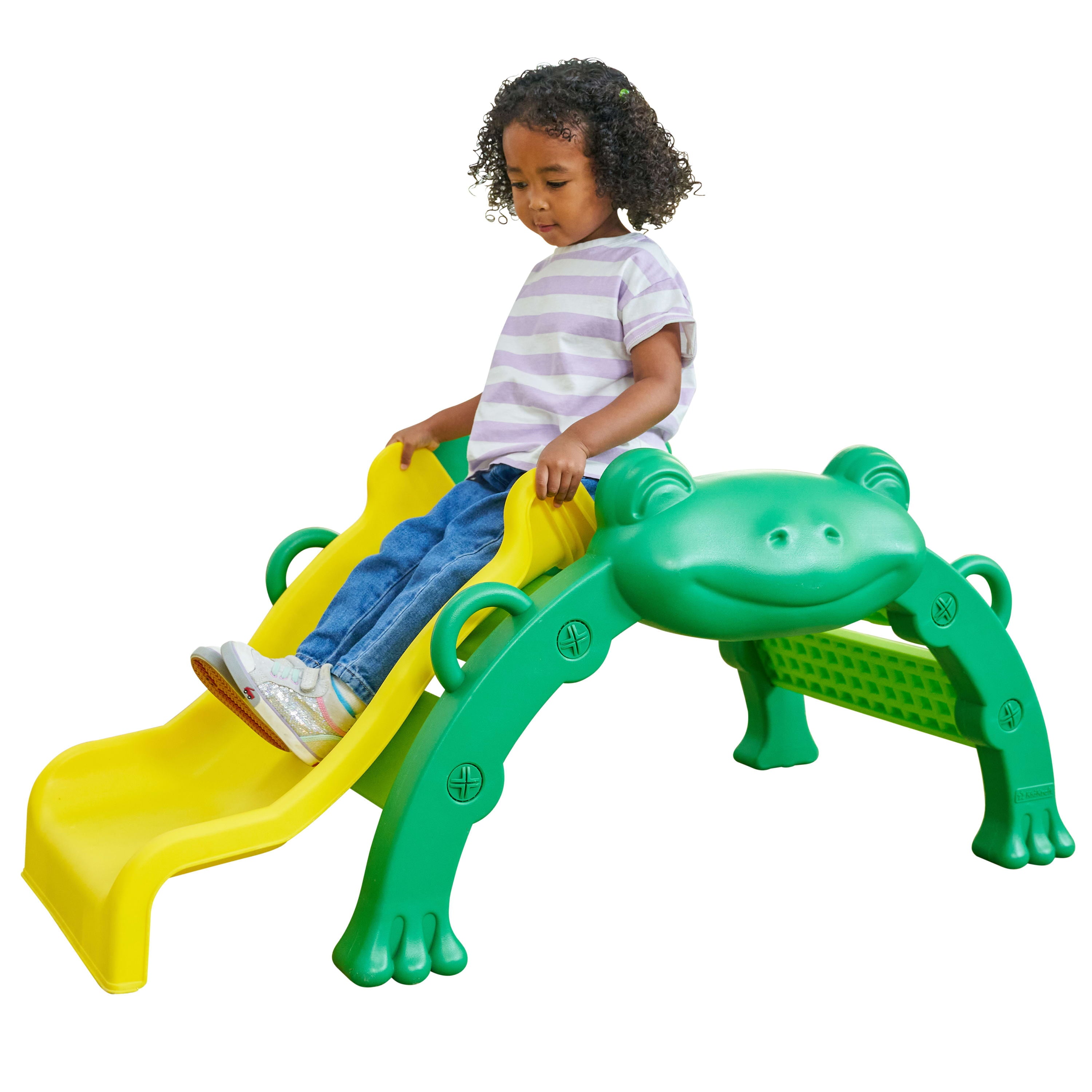 KidKraft Hop and Slide Frog Toddler Climber for Gross Motor Skills