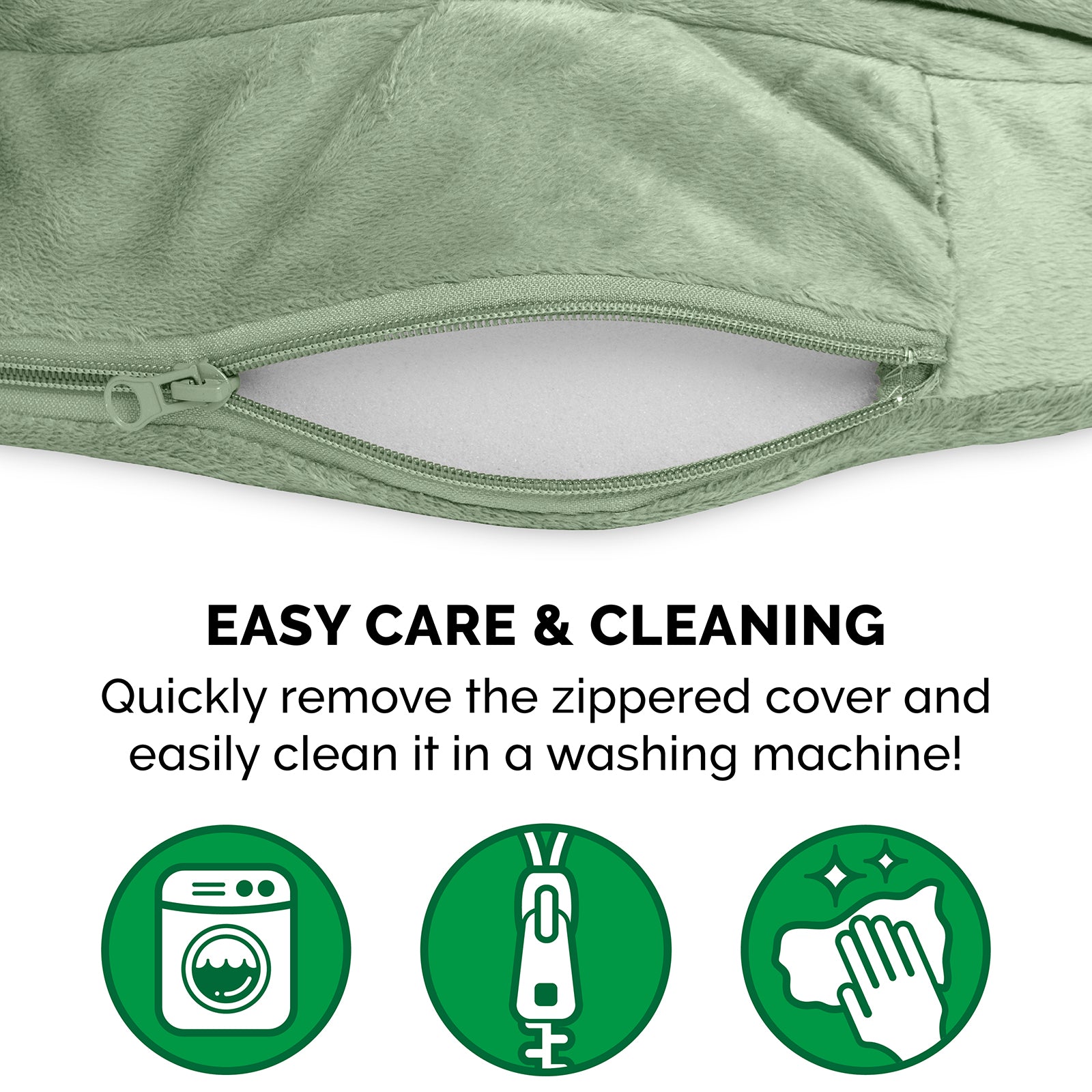 FurHaven | Orthopedic Microvelvet Snuggery Burrow Pet Bed for Dogs and Cats， Sage， 26-Inch