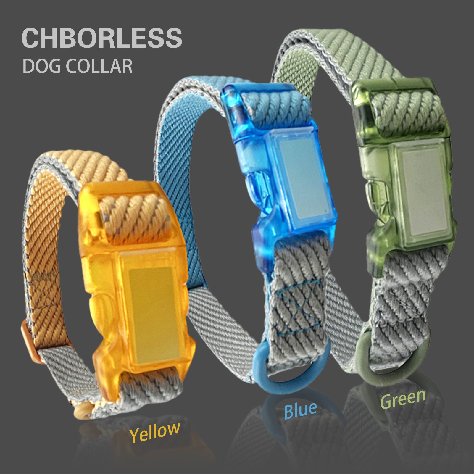 CHBORLESS Lightweight Breathable Dog Collar Knitted Pet Puppy Collar