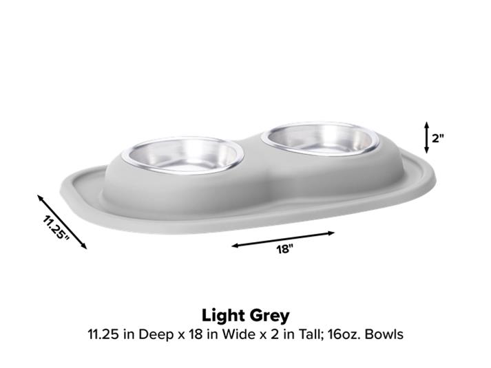 WeatherTech DL1602LG WeatherTech Double Low Pet Feeding System