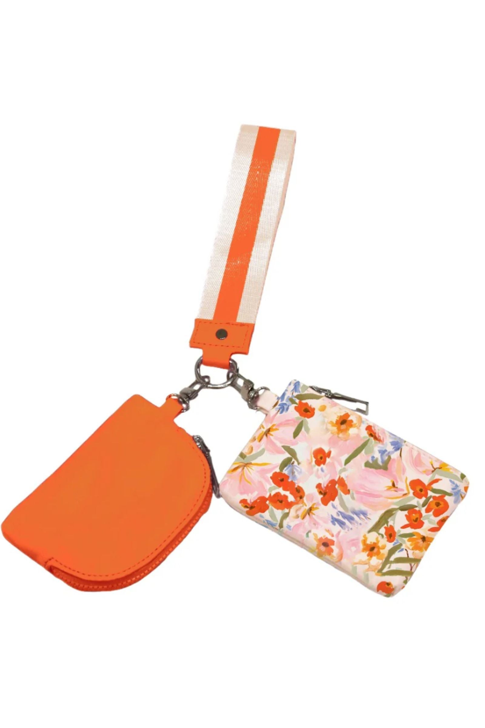 PRE-ORDER Summer Spritz Dual Pouch Wristlet shipping apx 4/30