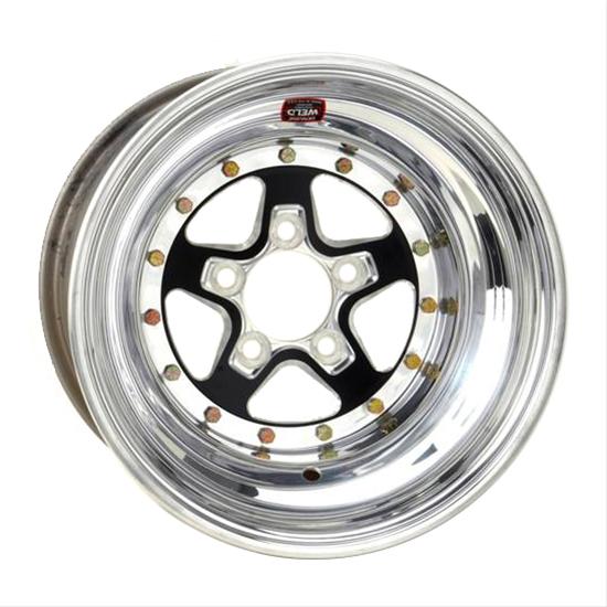 Weld Racing 88B-515278 Weld Racing AlumaStar 2.0 Black Anodized Wheels