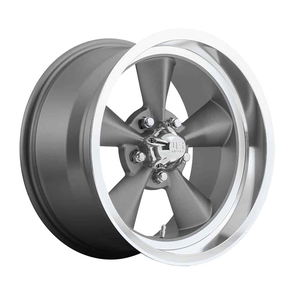 US Mag 1PC U102 STANDARD U102 18X9 5X4.75 MT-GNMTL 07MM