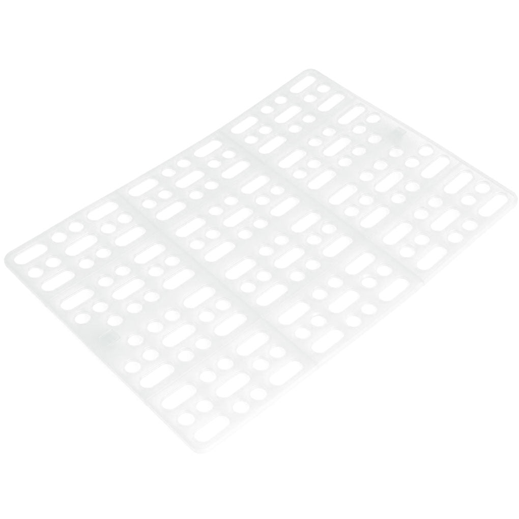 TureClos Anti-slip Pet Feet Mat Plastic Grids Pet Relax Pad Animal Cage Hole Cushion