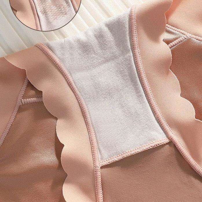 Kit de Calcinhas Lilica em Seda Gelo (5 Unidades) / Antibacterianas, Antiodor e as Mais Confortáveis de Todas!